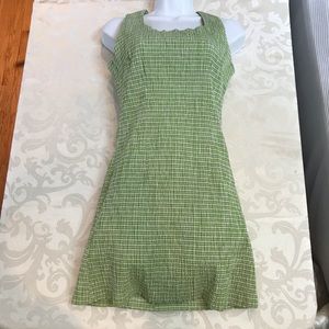 Mini seersucker stretch dress size ladies L